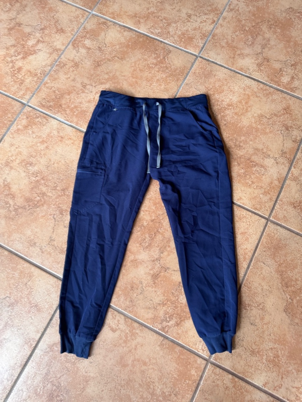 Figs Navy Women's Jogger Sweatpants with Drawstring